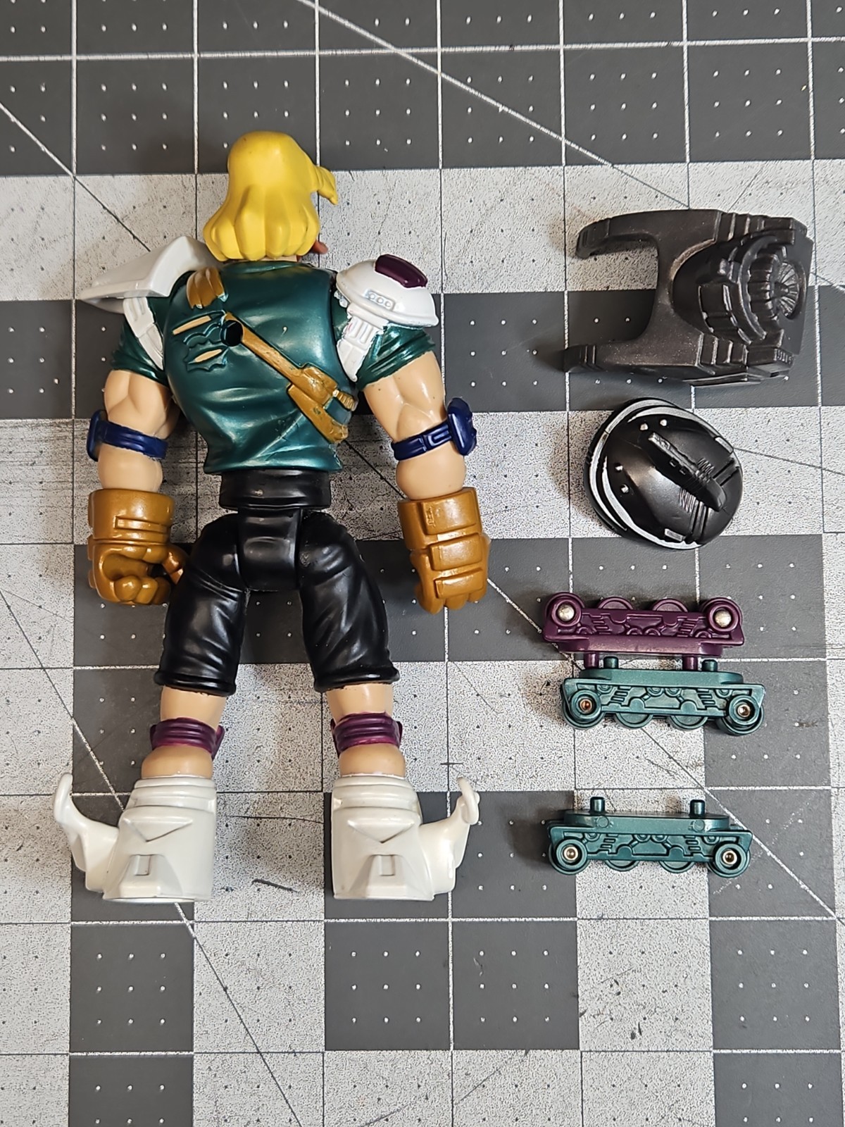 1997 Mighty Ducks STICKFIRE NOSEDIVE Action Figure Disney Mattel As Shown