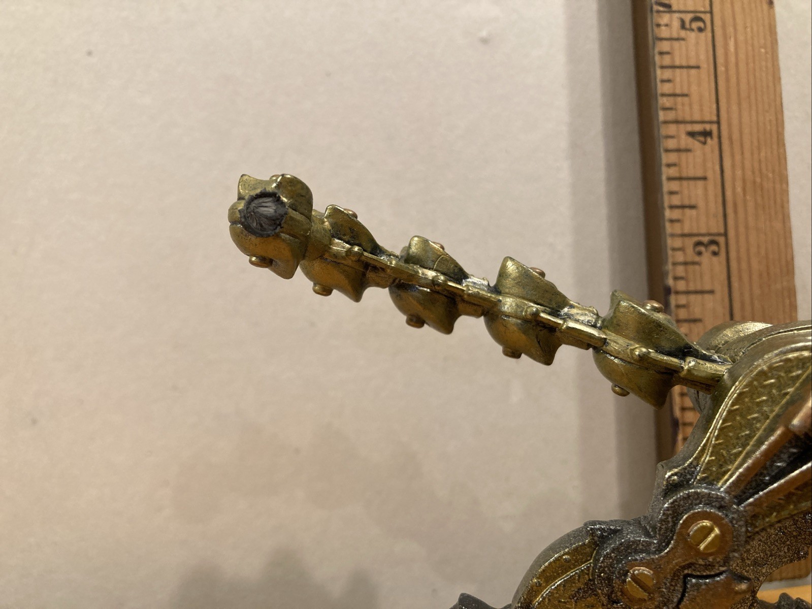 Safari LTD Steampunk Copper Clockwork Robot Dragon Figure 2019 – no tail