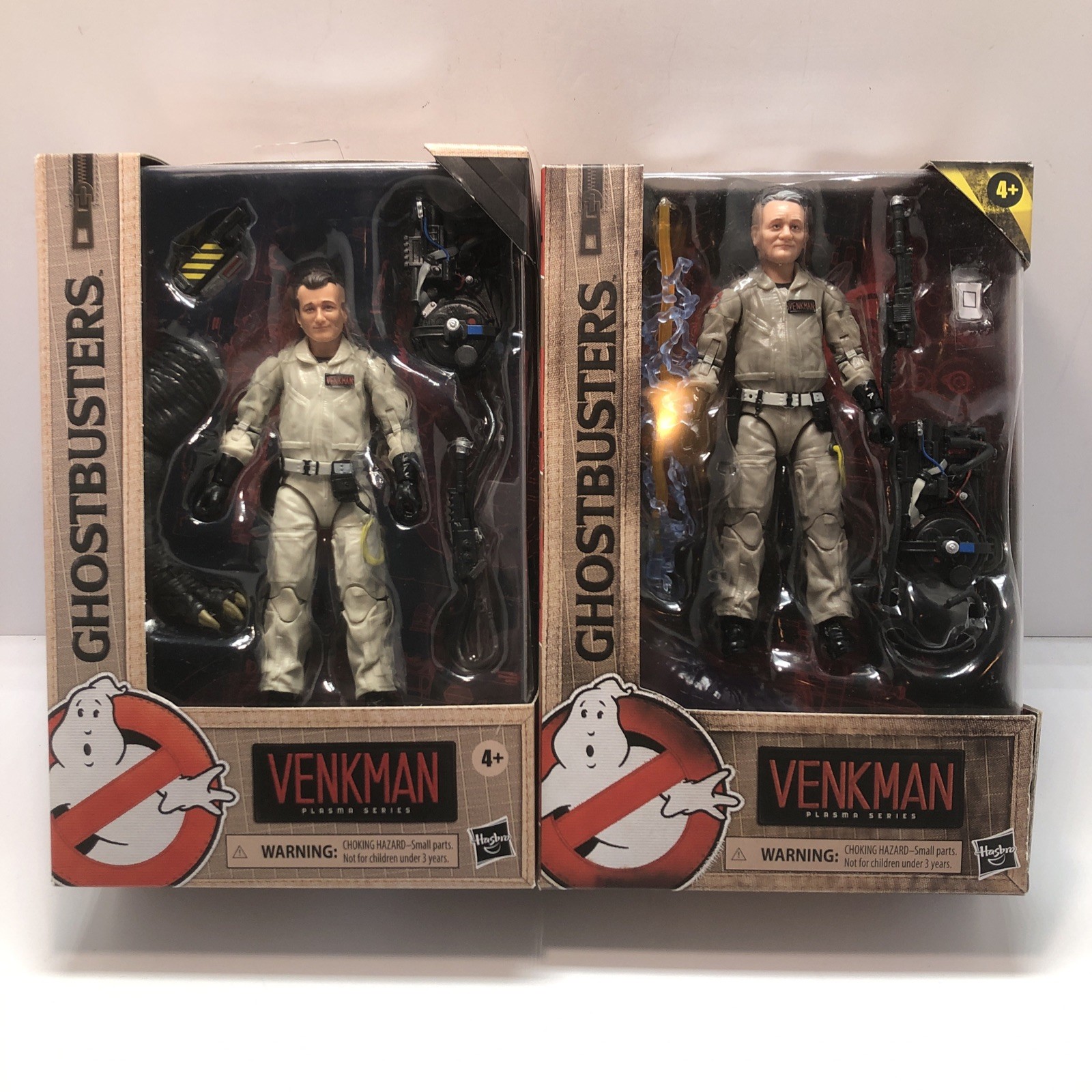 Hasbro Ghostbusters Plasma Series Peter Venkman 2020 2021 6&Prime; Figure x 2