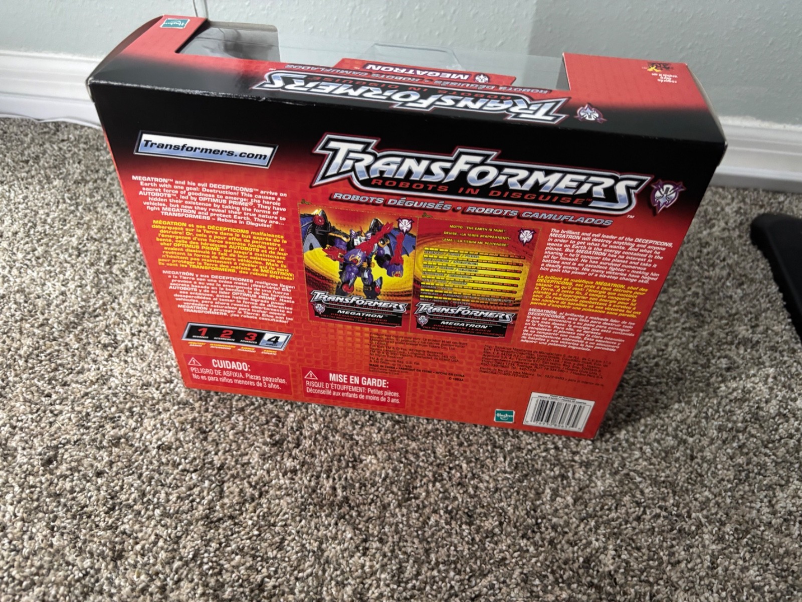 Transformers Robots in Disguise RID 2001 Predacon Megatron Brand New Sealed
