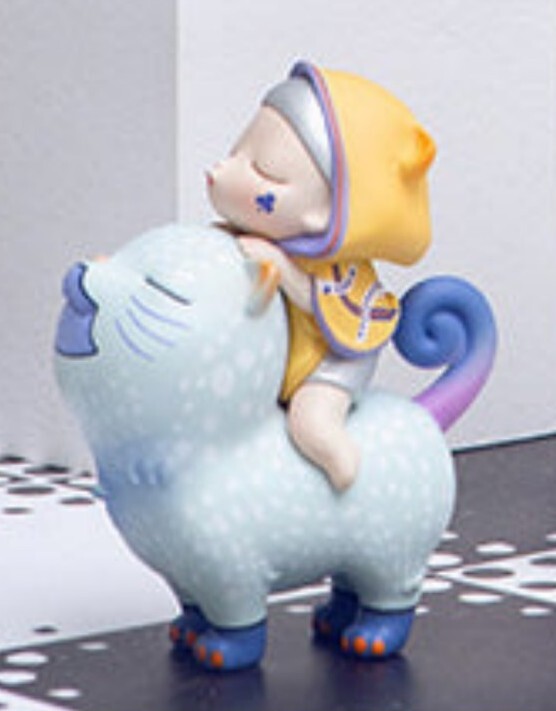 KEMELIFE Dark Dream of Fairy Tales Series CAT GENERAL 🖤🐱💙 PVC 8cm Figure NEW