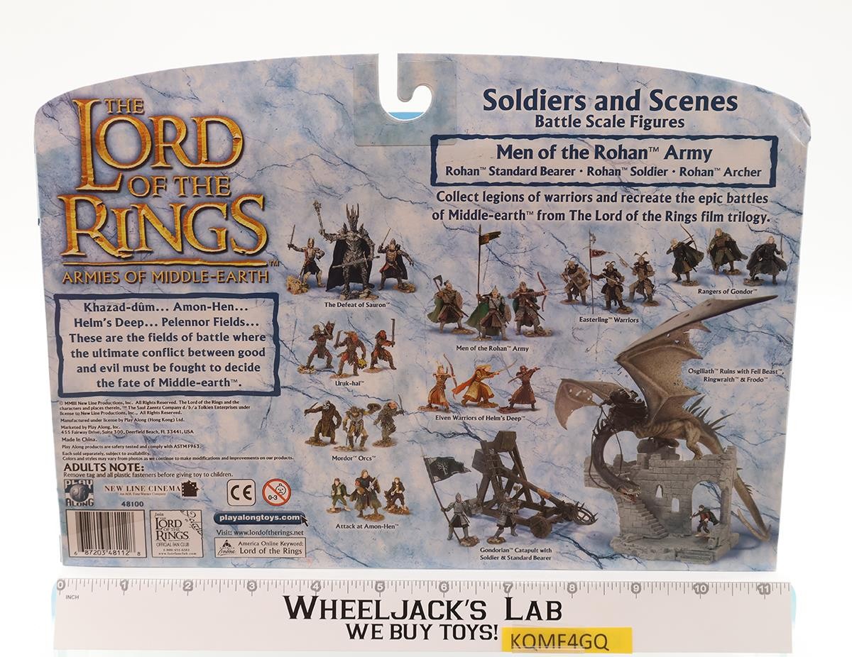 Men of the Rohan Army LOTR Armies of Middle-Earth Play Along NEW SEALED