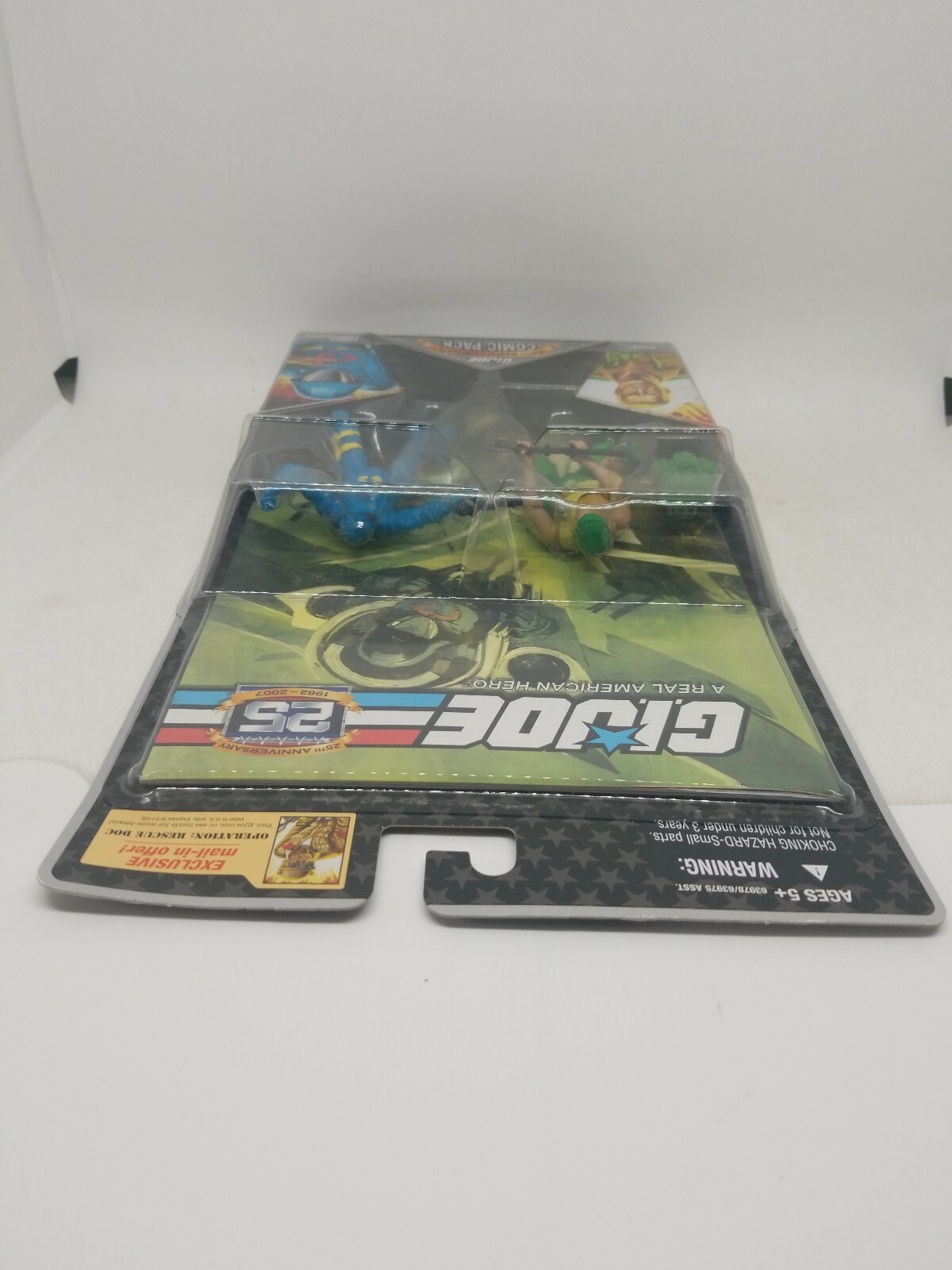G.I. JOE Comic Pack DUKE & COBRA COMMANDER 25TH Anniversary Figure Larry Hama