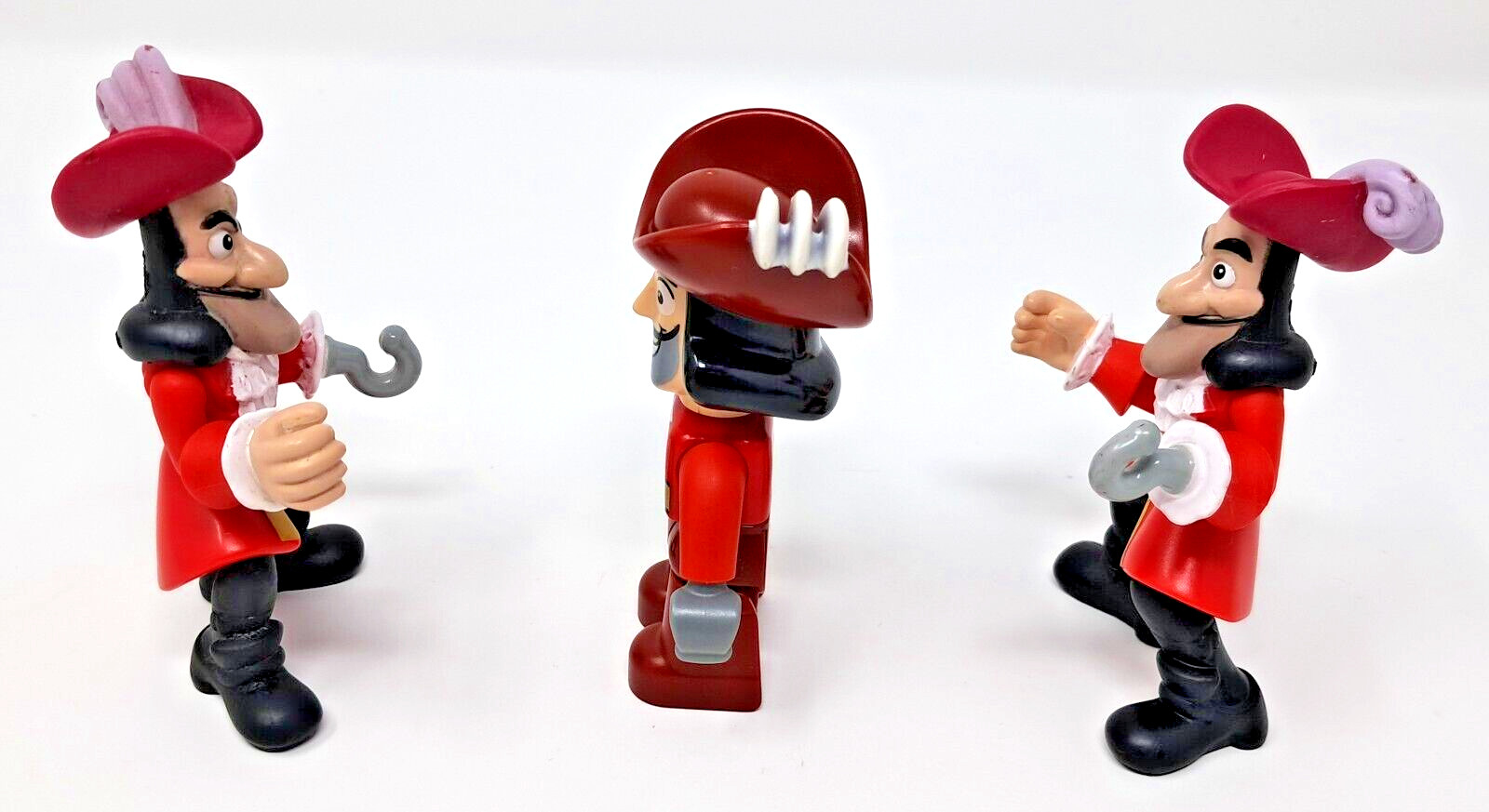 Captain Hook Lego Duplo Figure + Jake & the Neverland Pirates x 2 Mattel Disney
