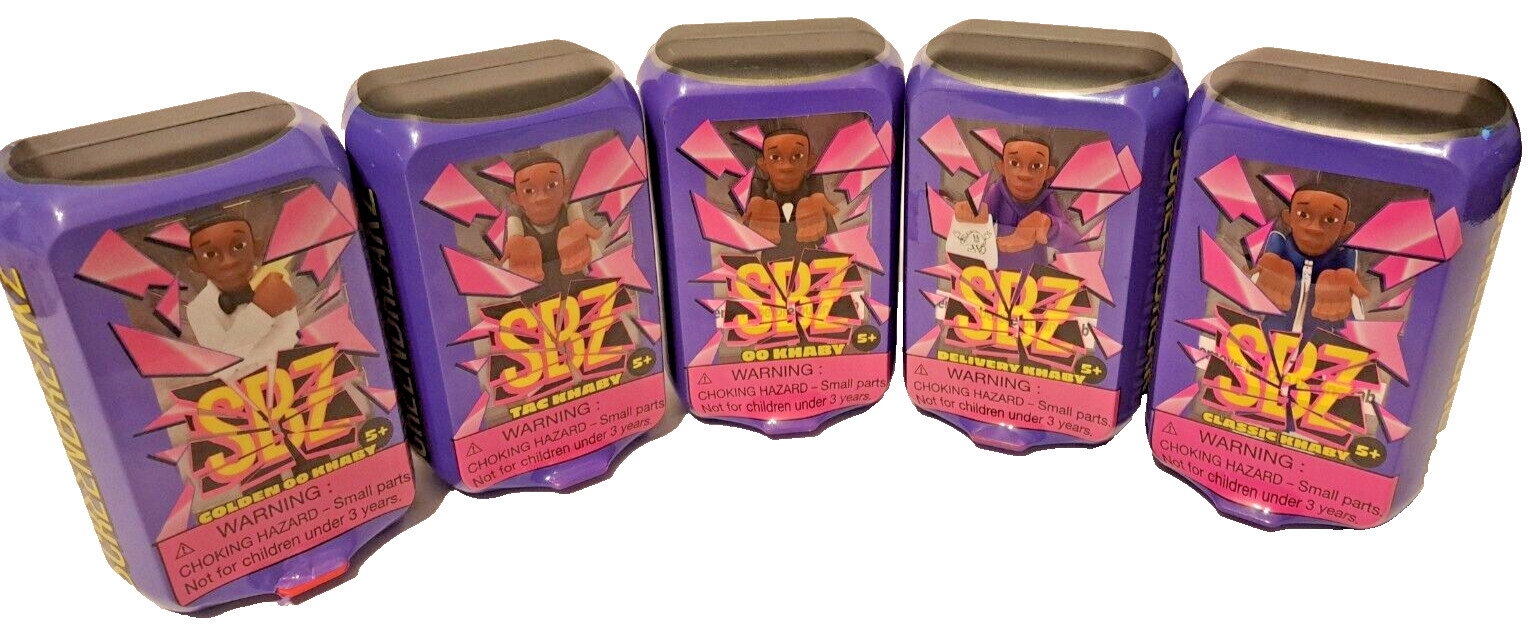 Khaby Screen Breakz Figures (Golden 00, Delivery, TAC, 00, Classic) NIP