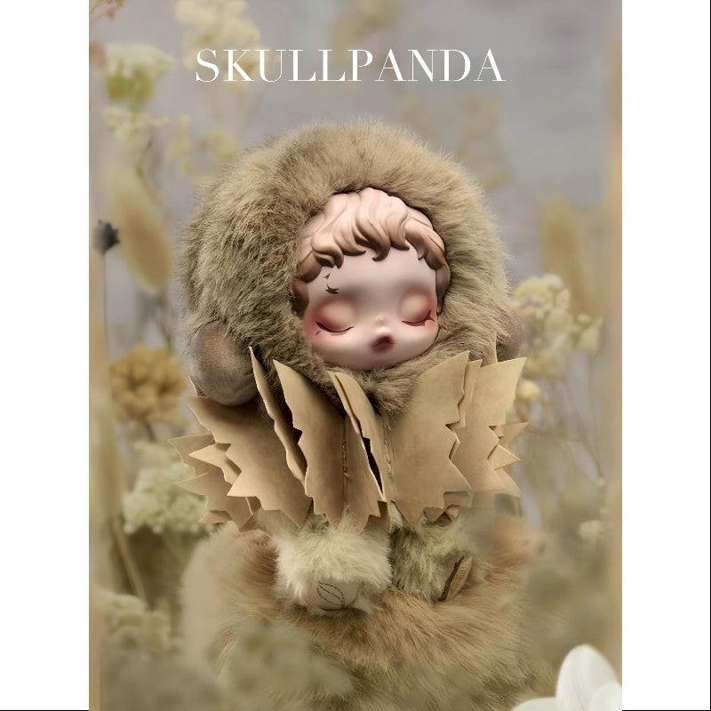 Authentic Skullpanda L&rsquo;Impressionnisme Plush Pendant Teakwood