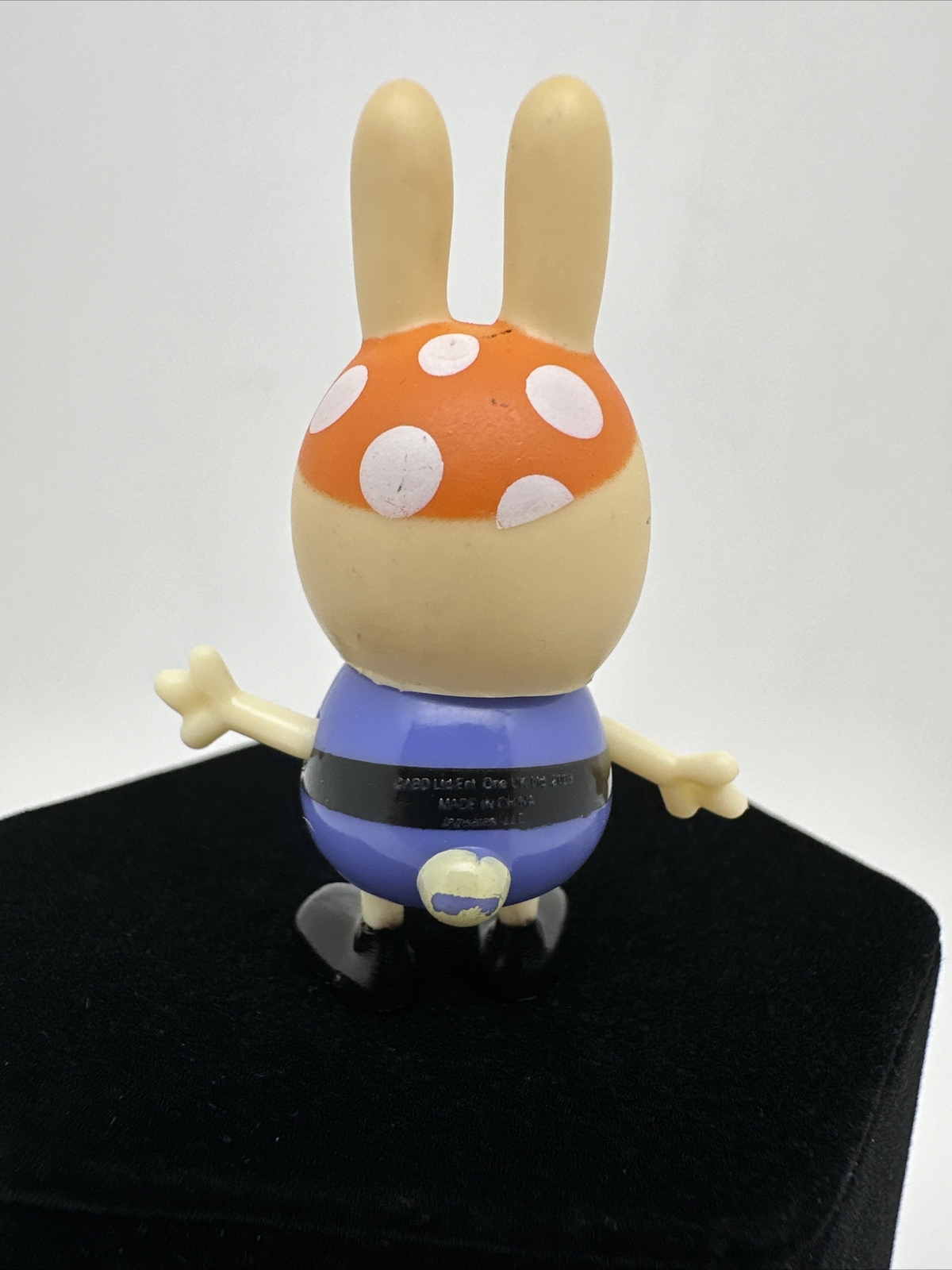 Peppa Pig Richard Rabbit Action Figure Purple 2003 Replacement Cake Topper…92