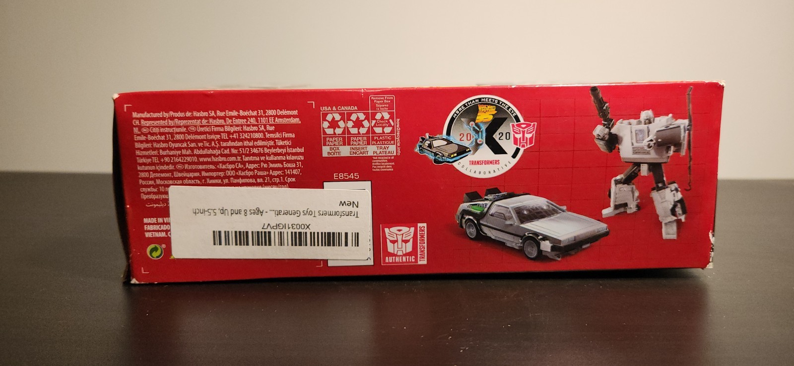 Transformers Collab Back to the Future Gigawatt 35 Years Collaboration New