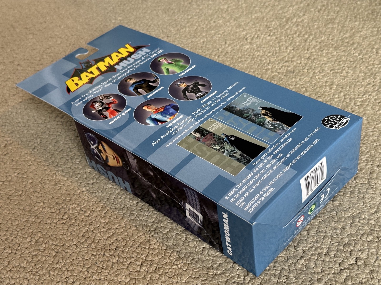 DC Direct BATMAN: HUSH Collector Figures – Complete Set Waves 1 & 2 Sealed, Mint