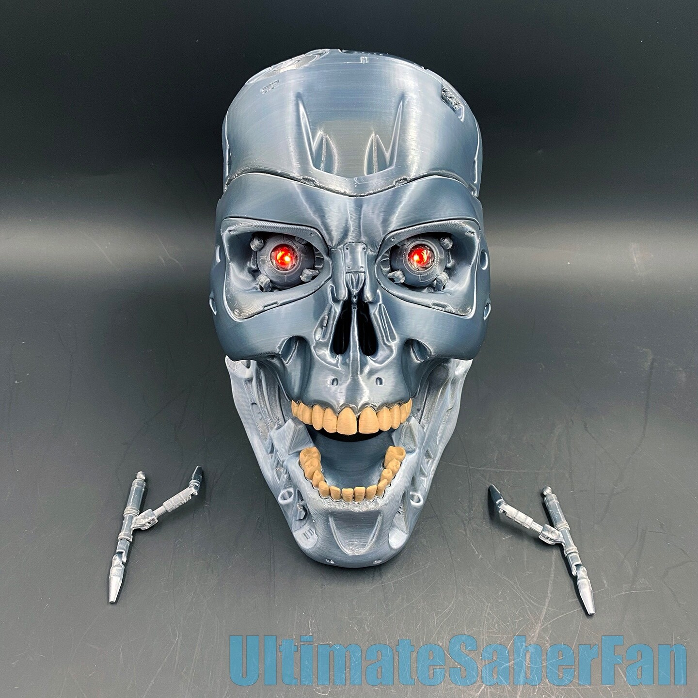 Terminator Endoskeleton Skull 1:1 Lifesize T1 T2 T800 – US Made – Dark Version