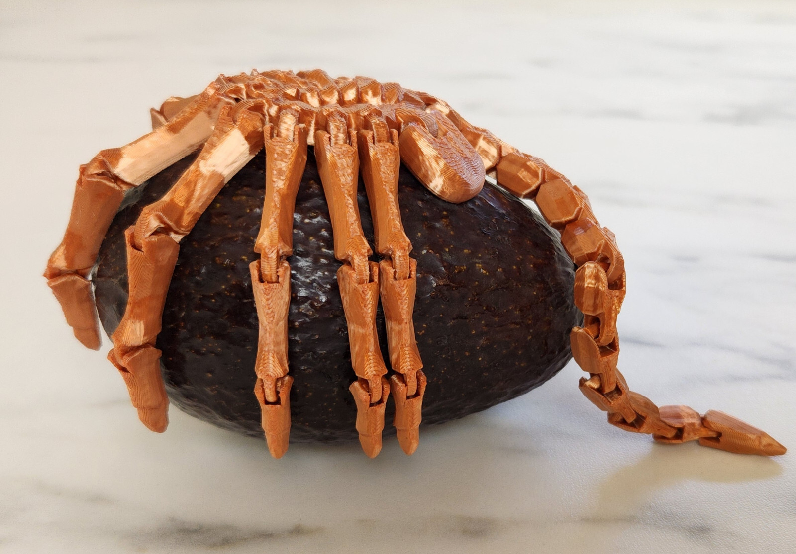 Facehugger Alien AVP Fully Articulated 3D-Printed Mini Figure Customizable Color