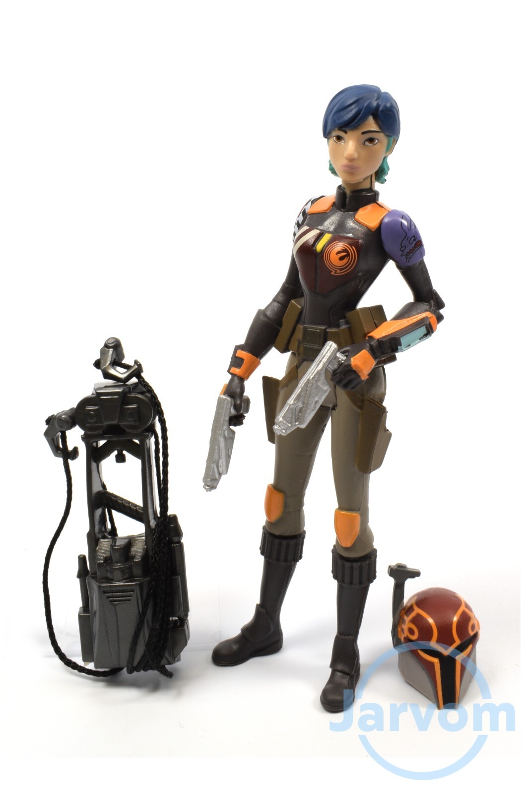 Star Wars 3.75&Prime; RO Rogue One Rebels Animated Sabine Wren Loose Complete