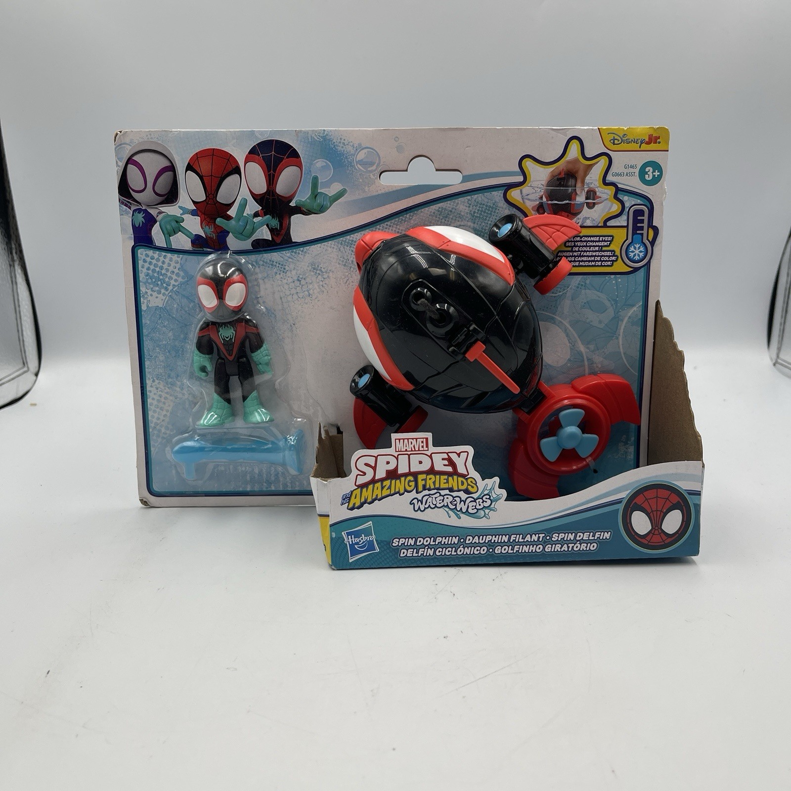 Marvel Spidey and his Amazing Friends Water-Webs Spin Dolphin Submarine
