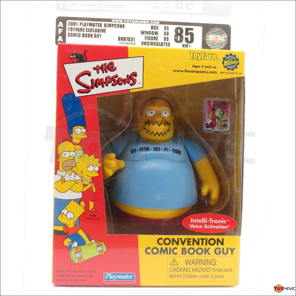 The Simpsons – Convention Comic Book Guy AFA 85 ToyFare Exclusive by Playmates