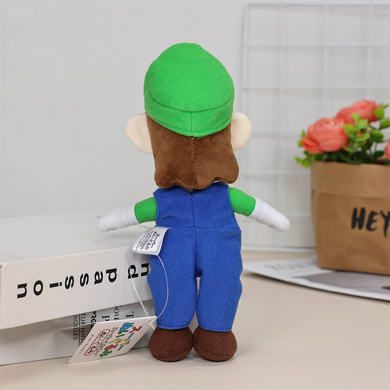 8.5“ Super Mario Bros Plush Classical Luigi Cartoon Stuffed Toys Doll Xmas Gift