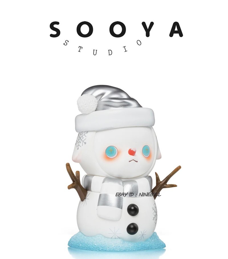 100% Genuine Sooya Studio Snowman Model Statue Collection Tidal Current