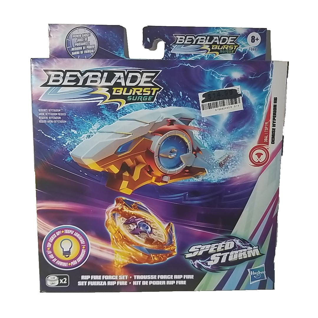 BEYBLADE Burst Surge Speed Storm Rip Fire Force Demise Hyperion H6 D04L/TSP19L