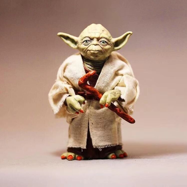 Star Wars YODA Dagobah Action Figure 12cm about 4.7&Prime; 1/6 loose