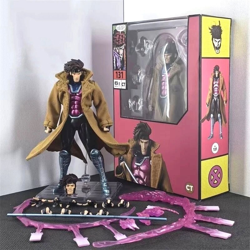 Gambit X-Men Comic Version w/Accessory 6&Prime; Action Figure New Box CT Toys #131