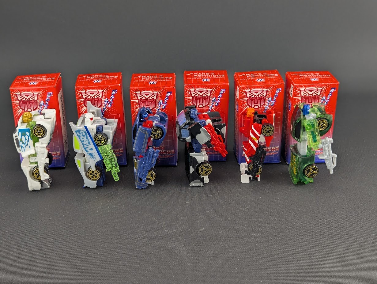 Transformers Car Robots Super Spychangers Set complete Takara RID 2001 Lottery