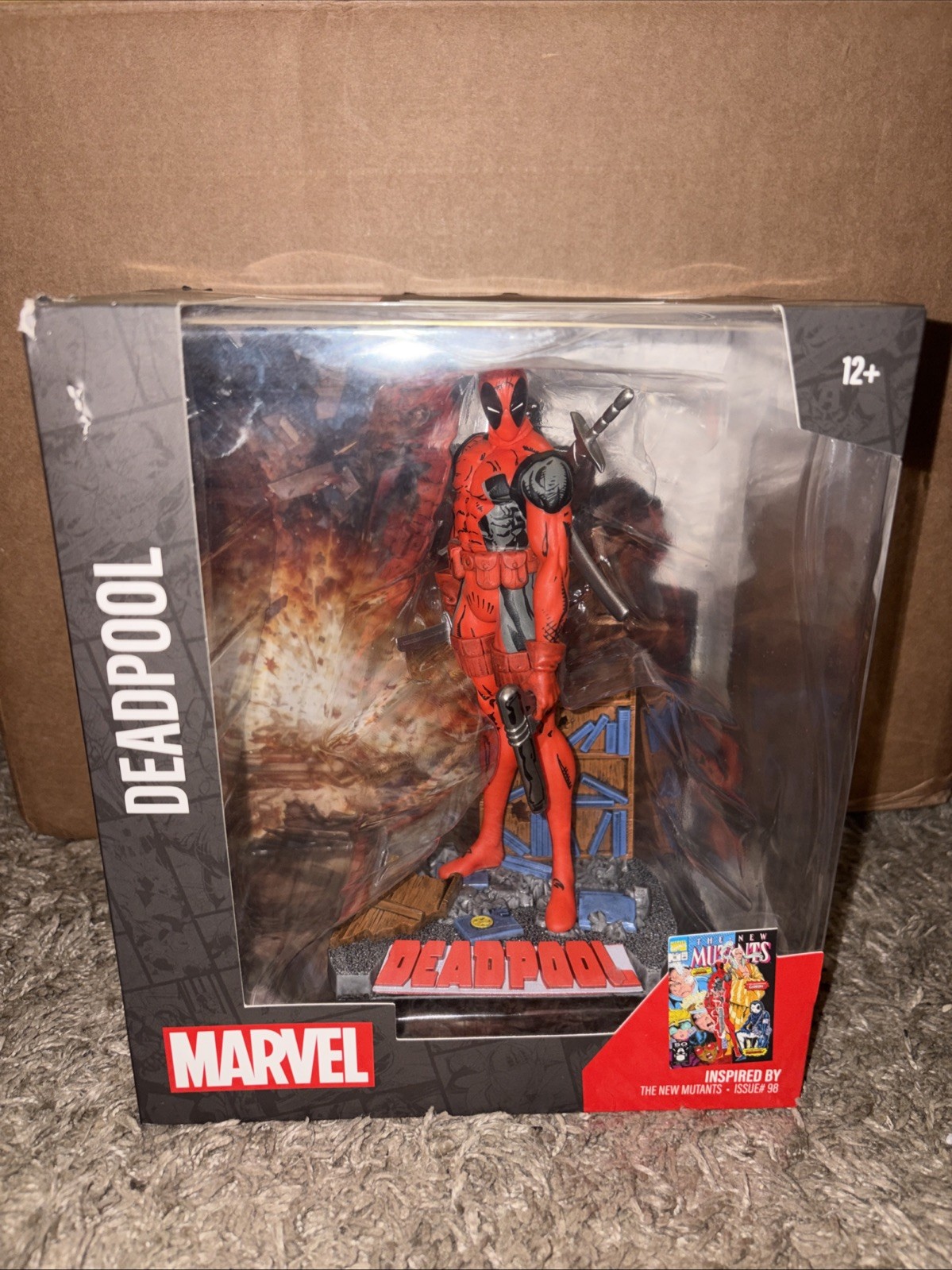McFarlane Toys 2024 Marvel Deadpool. Inspired by The New Mutants Issue #98