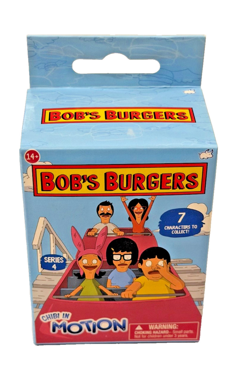 NEW Bullsitoy BOB&rsquo;S BURGERS Series 4 Chibi in Motion Blind Box Clip