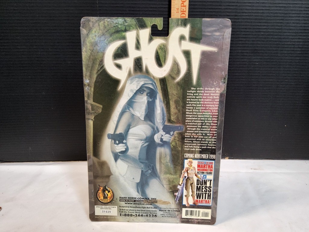 Dark Horse Comics- GHOST Action Figure with accessories- Special Edition # 10439