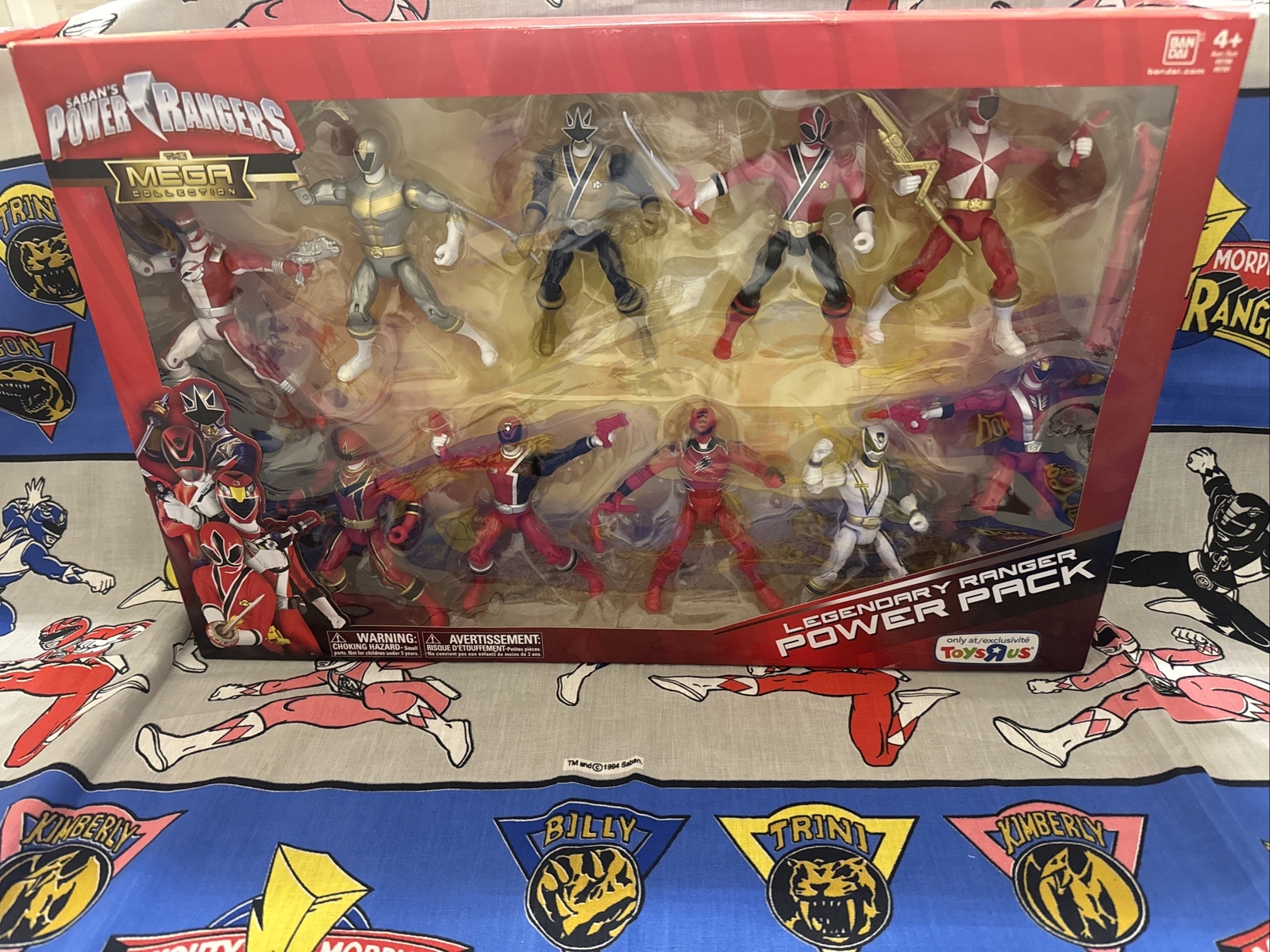Power Rangers Mega Collection Legendary Ranger 10 Figure Power Pack Toys R Us