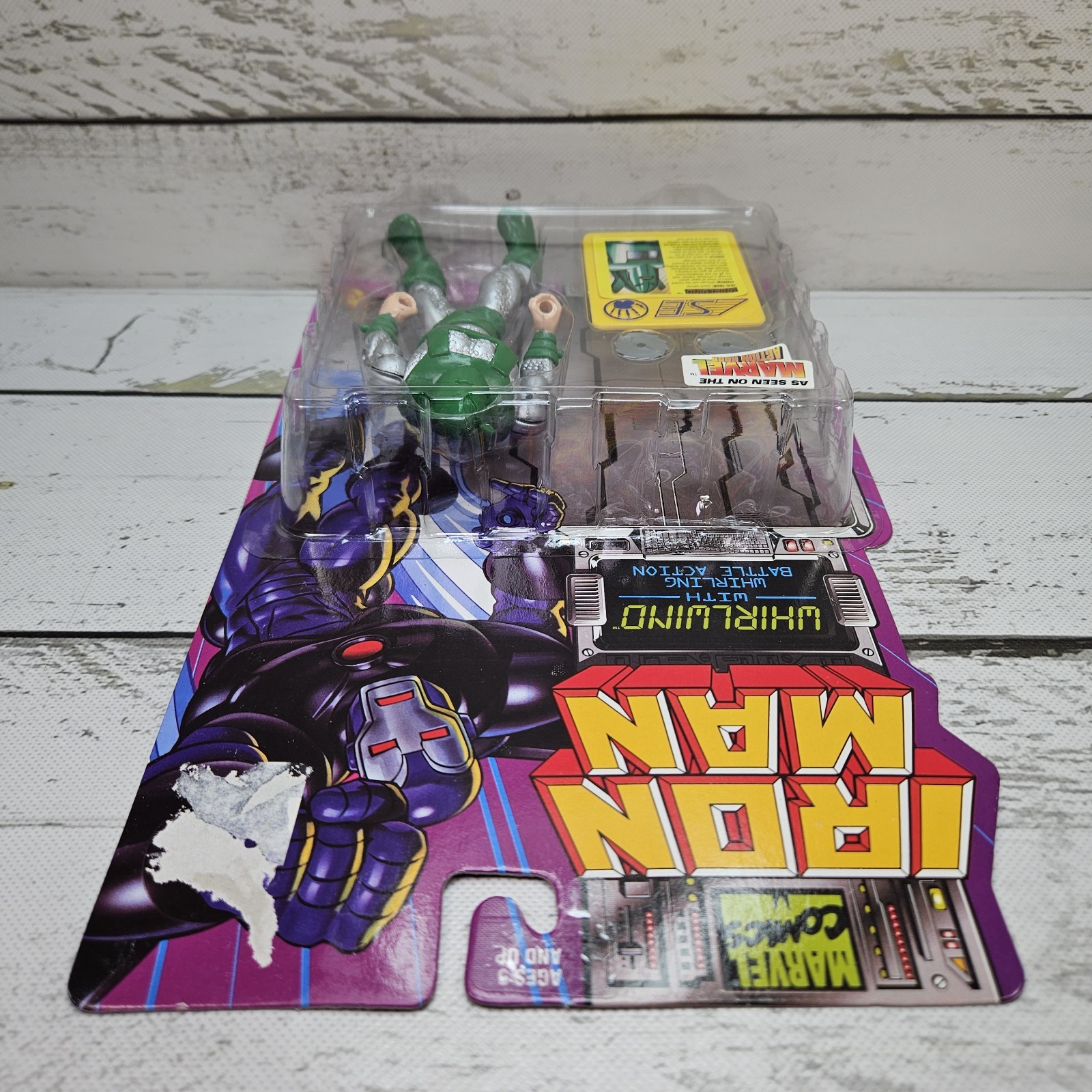 ToyBiz Marvel Iron Man Whirlwind 1995 5&Prime; Vintage Adjustable Action Figure New