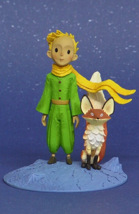Le Petit Prince Le Renard / The Little Prince And Fox X-Plus Poly Resin Figure