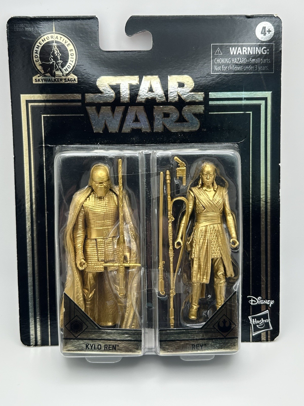 Star Wars Commemorative Skywalker Saga (2019) Hasbro Gold Kylo Ren & Rey Figure