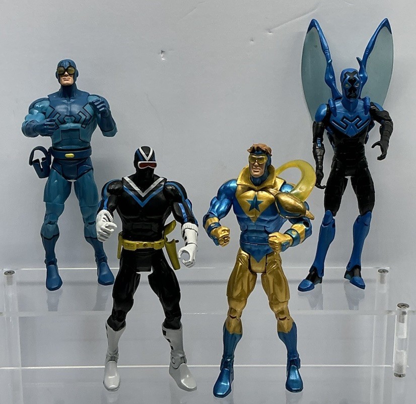 DC Universe Classics Blue Beetle Booster Gold Vigilante Figure Lot Of 4