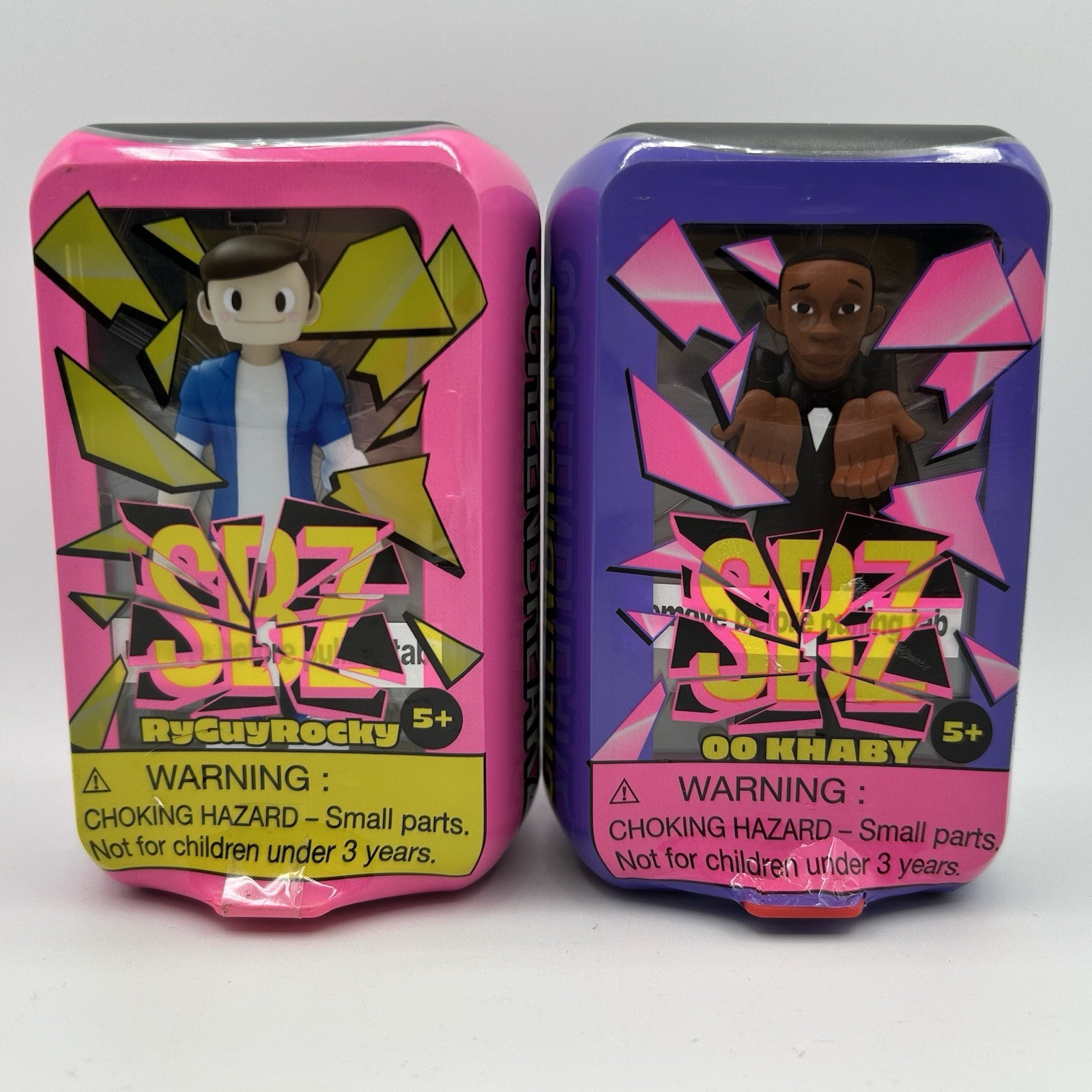 SBZ Screen Breakz RYGUYROCKY & 00 KHABY COLLECTIBLE FIGURINES NEW