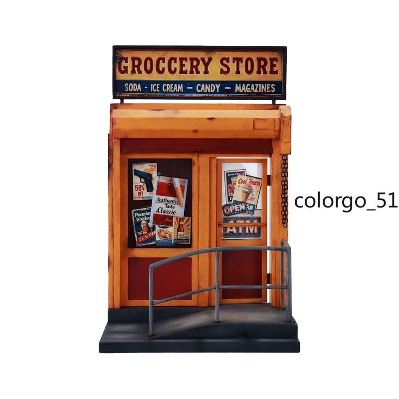 Mmmtoys 1/12 Street Scene Store Figure Model Props Base Accessories Soldier 32CM