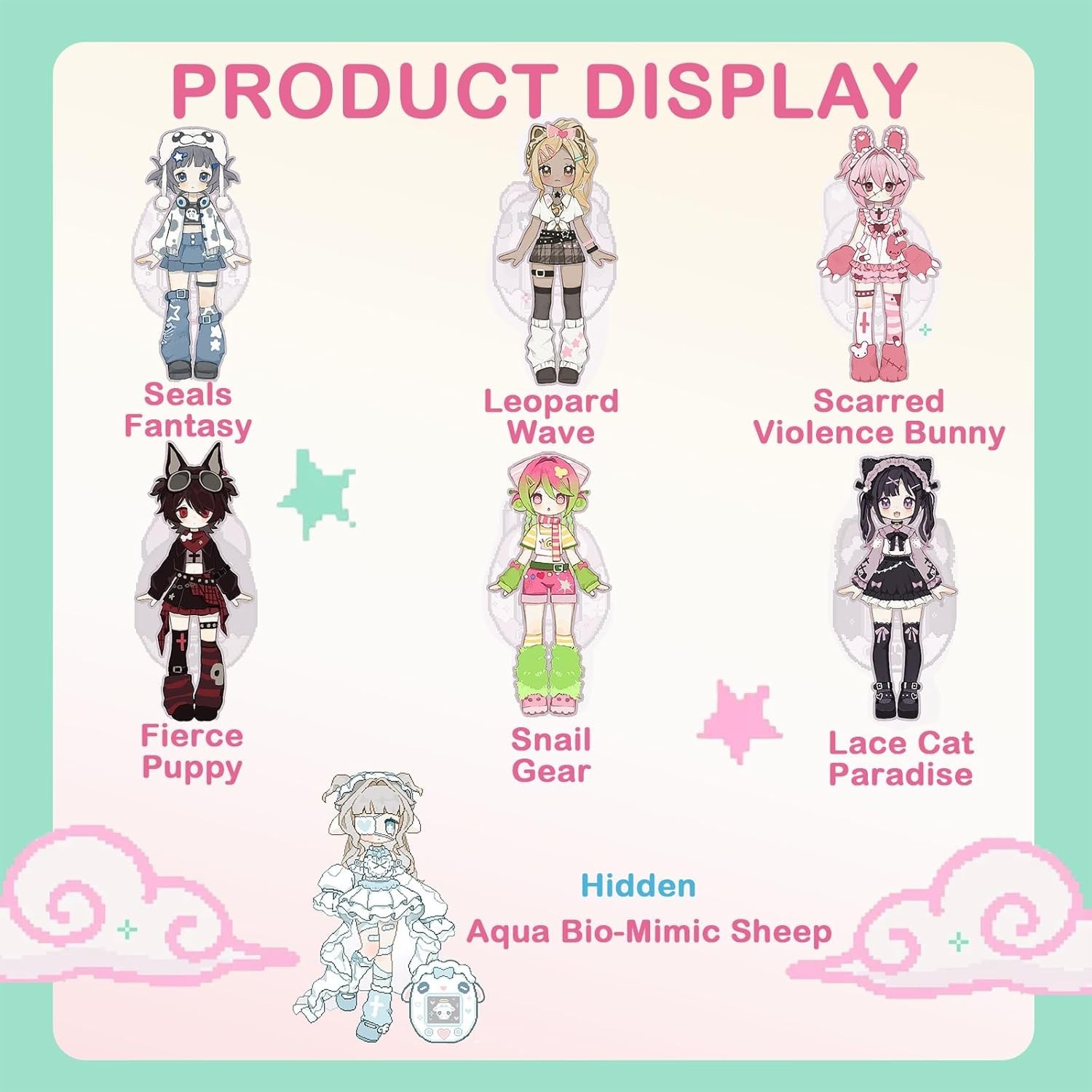 Electronic Pets Series Single Box Contains 1 Figure, 1/12 BJD Blind Box Cute …