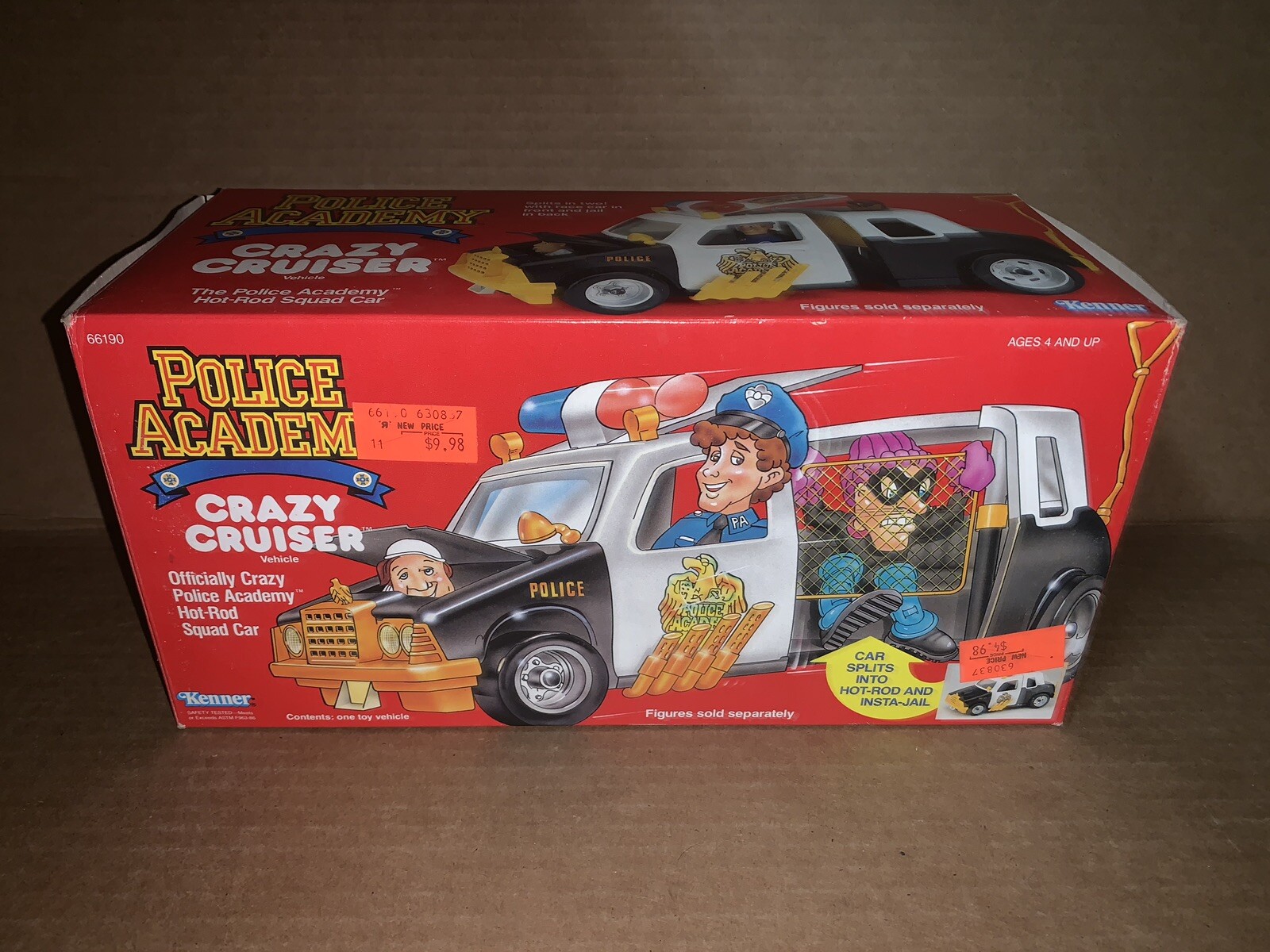 Vintage Kenner 1989 Police Academy Crazy Cruiser Vehicle New In The Box