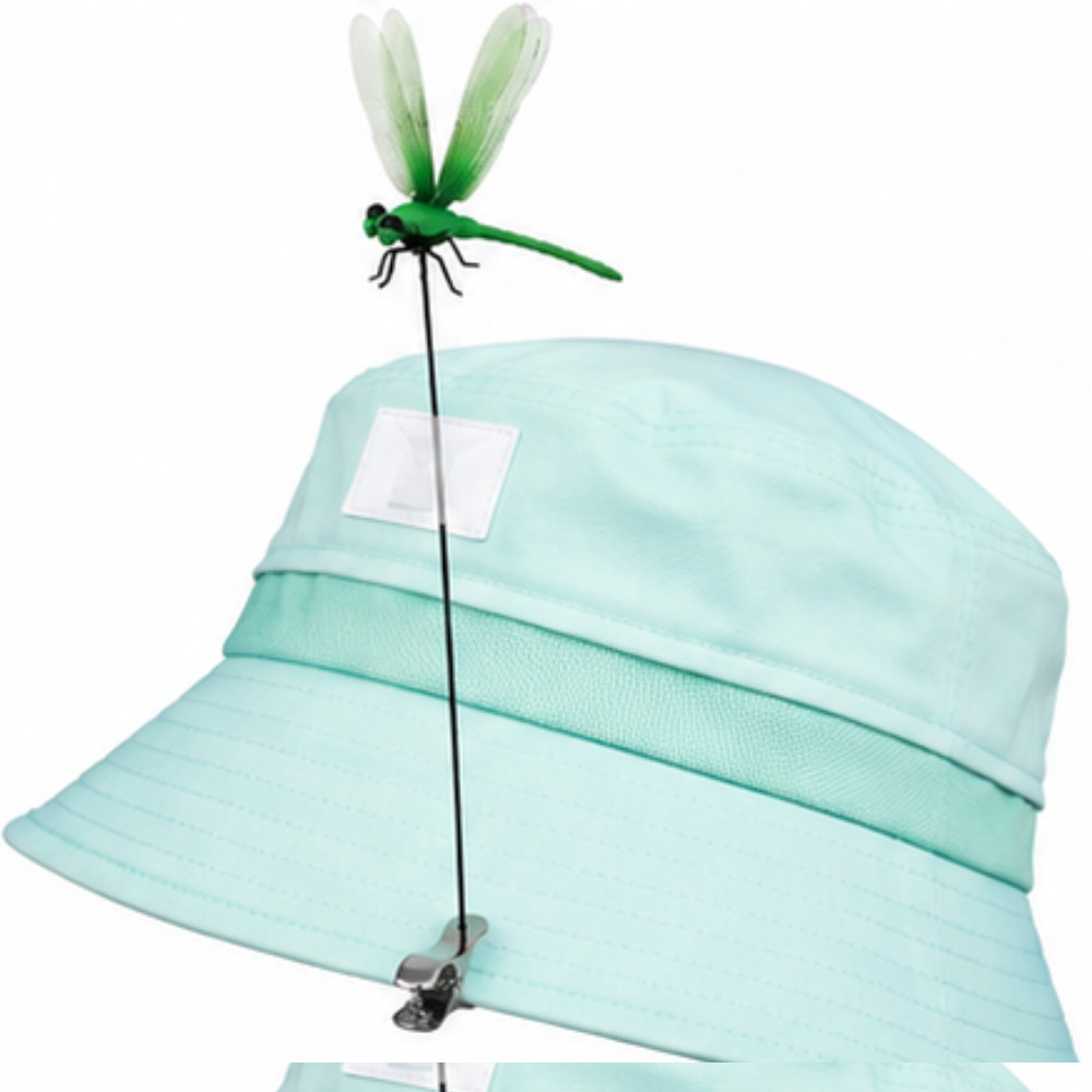 3D Dragonfly Hat Clip for Kids Colorful Outdoor Toy Accessory Clip-On Dragonfly
