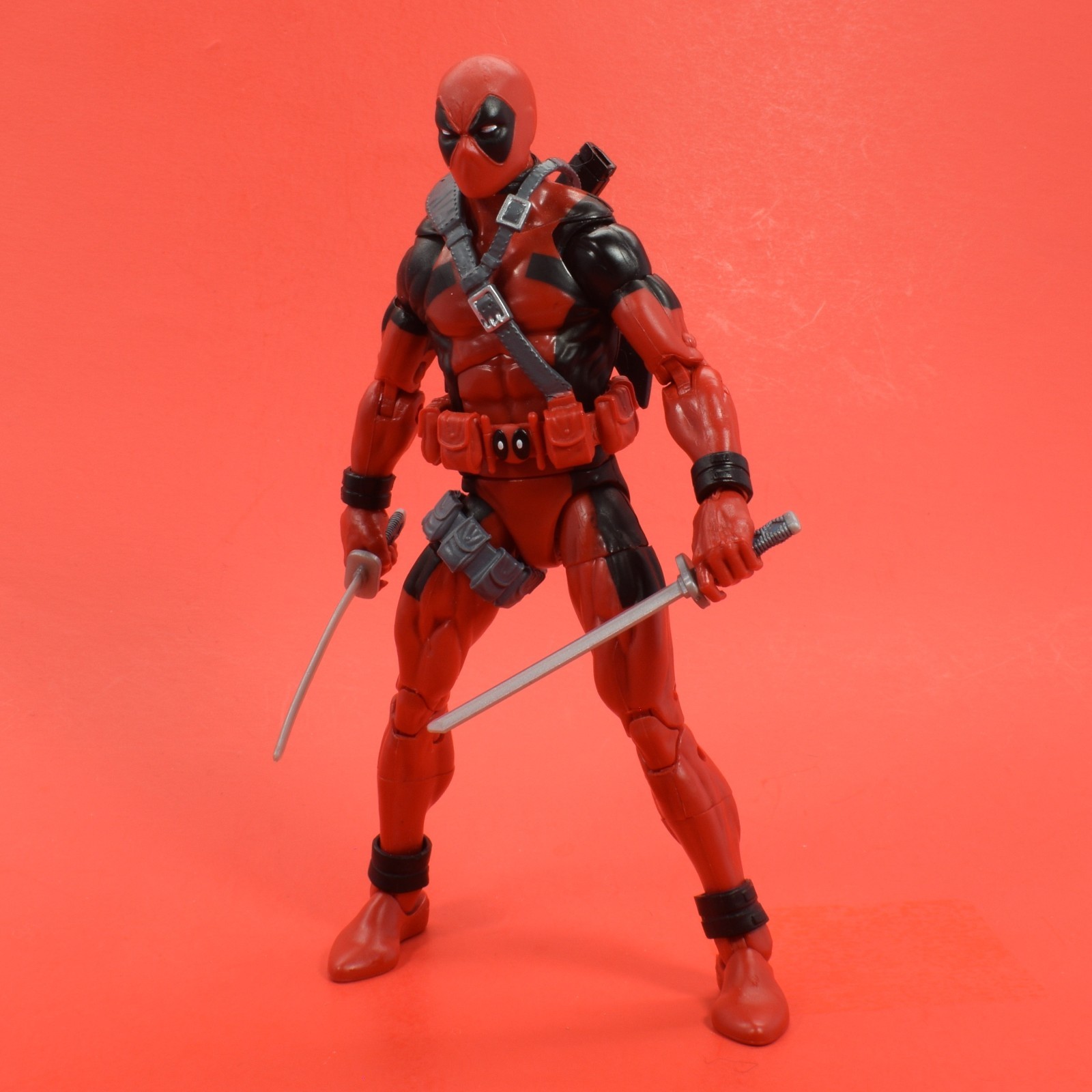 Marvel Legends 6&Prime; Sasquatch BAF Wave Red Suit Comic Deadpool As Shown B24