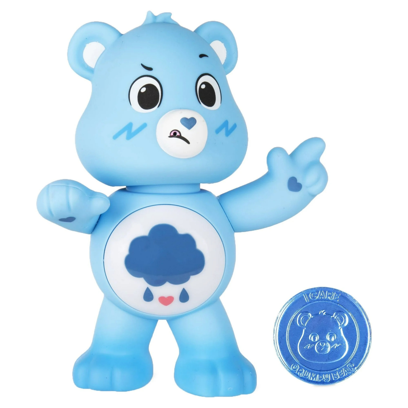 NEW 2020 Care Bears – 5&Prime; Interactive Figure – Grumpy Bear – Your Touch Unlocks