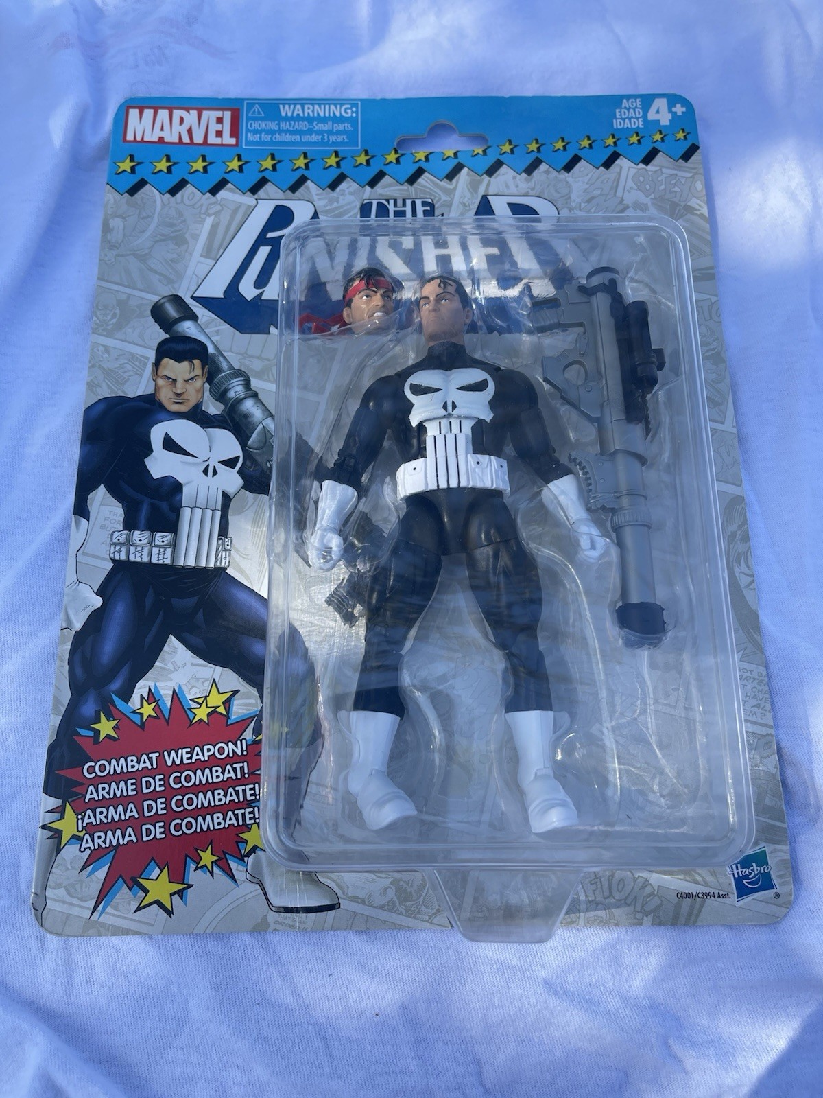 Marvel Legends The Punisher Retro Series 6&Prime; Action Figure New and Sealed Hasbro
