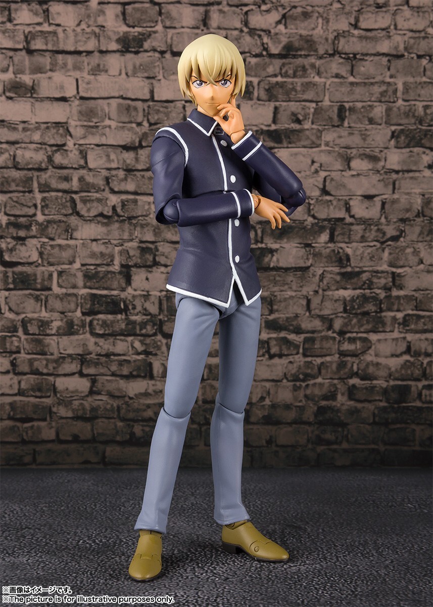 BANDAI S.H.FIGUARTS DETECTIVE CONAN TORU AMURO 160mm ACTION FIGURE