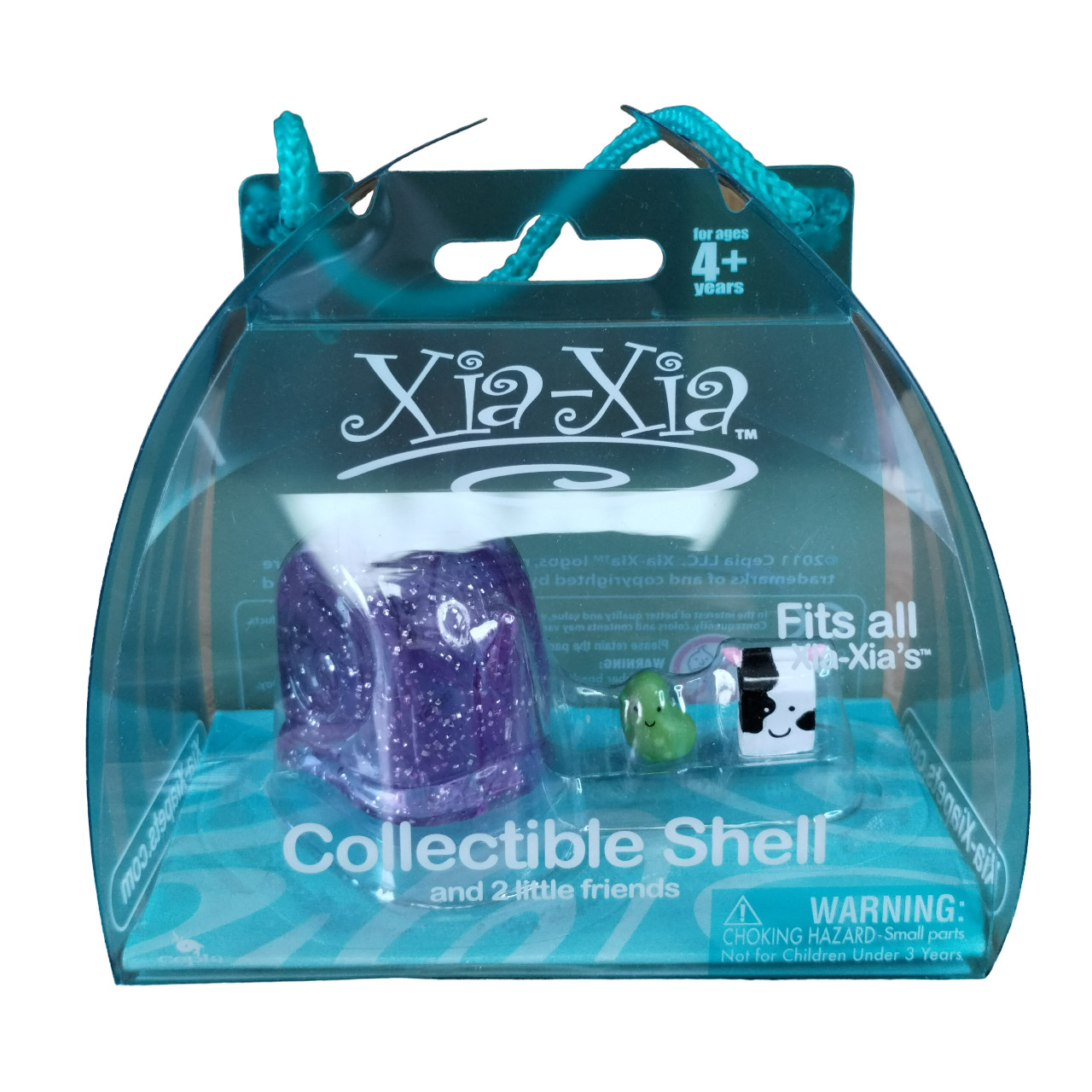 Cepia Xia Xia Collectible Shell & 2 Little Friends Mini Milk Carton Cow New 2011