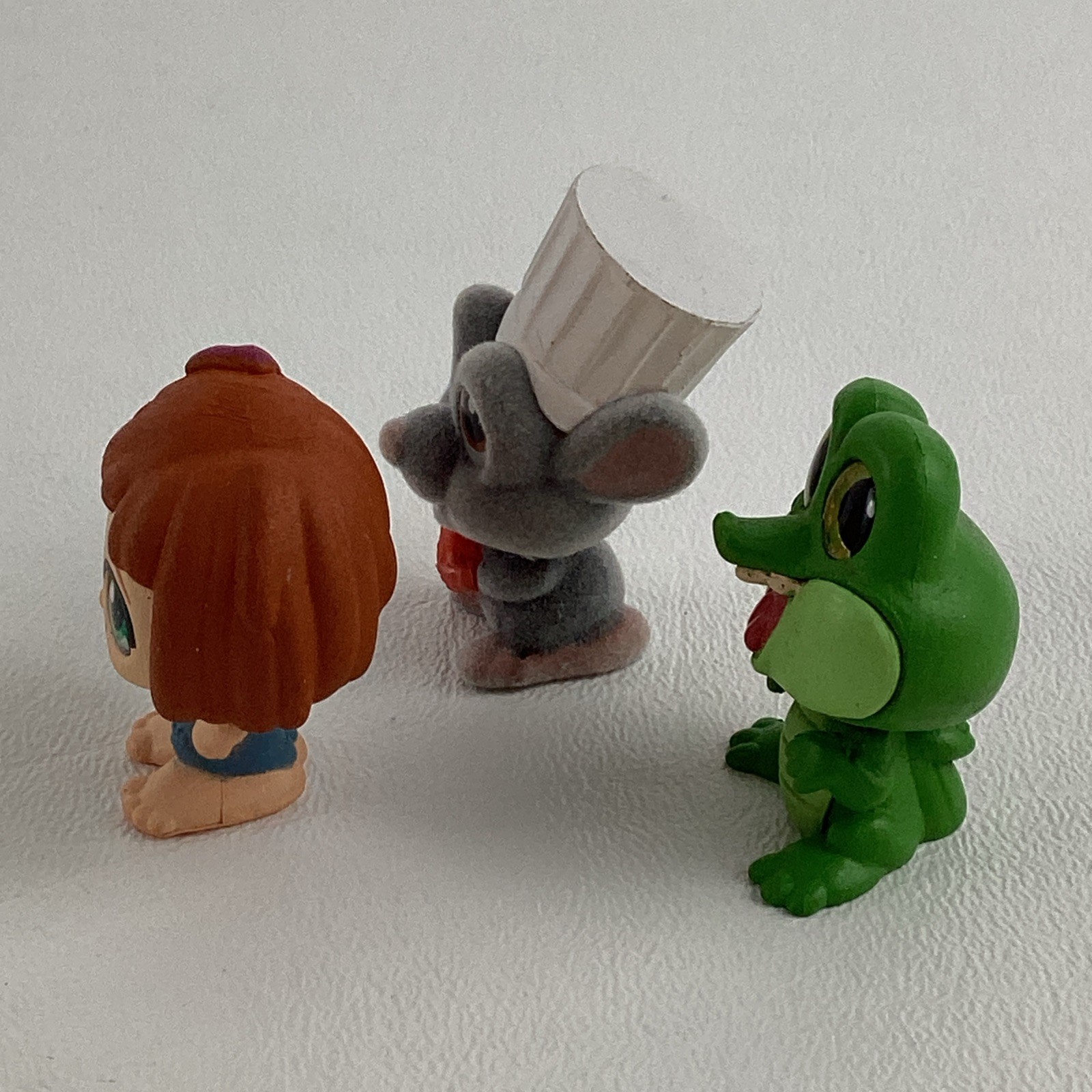 Disney Doorables Mini Figures Tick Tock Croc Remy Flocked Ratatouille Ellie Up