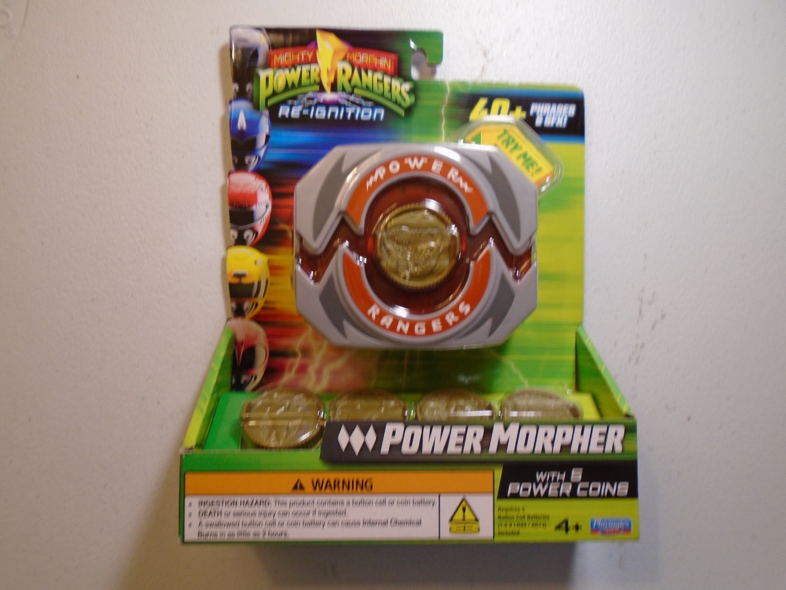 2025 POWER RANGERS RE-IGNITION TOY, ( POWER MORPHER W/ 5 COINS ) FREE SHIP