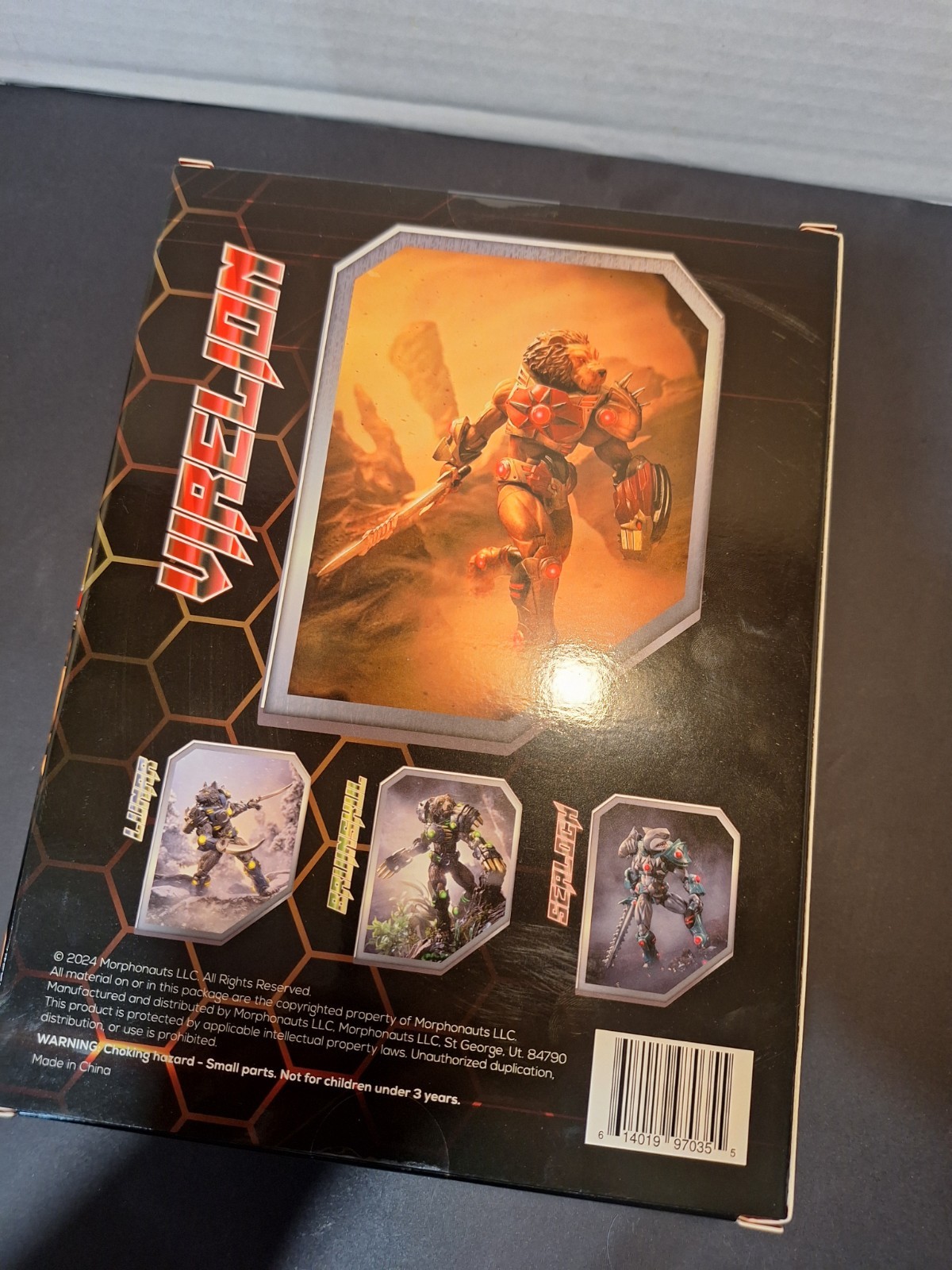 Morphonauts Combat Creatures Kickstarter 6.5&Prime; Battle Beasts Virelion Lion