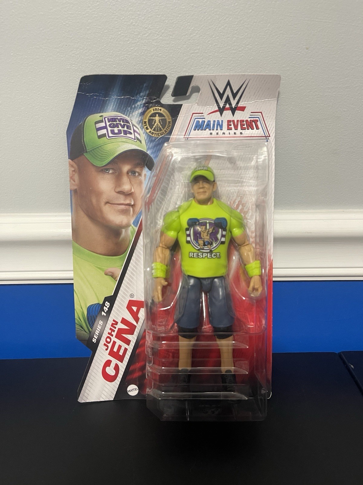 2024 WWE Main Event Series 148 Action Figure – JOHN CENA (Standard) Box Damage