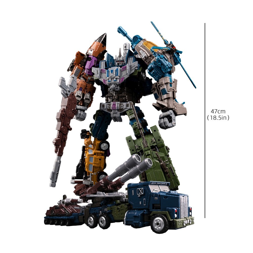 Transforming Toy 5in1 Combination Robot 18.5in Oversized Action Figure Toy Model