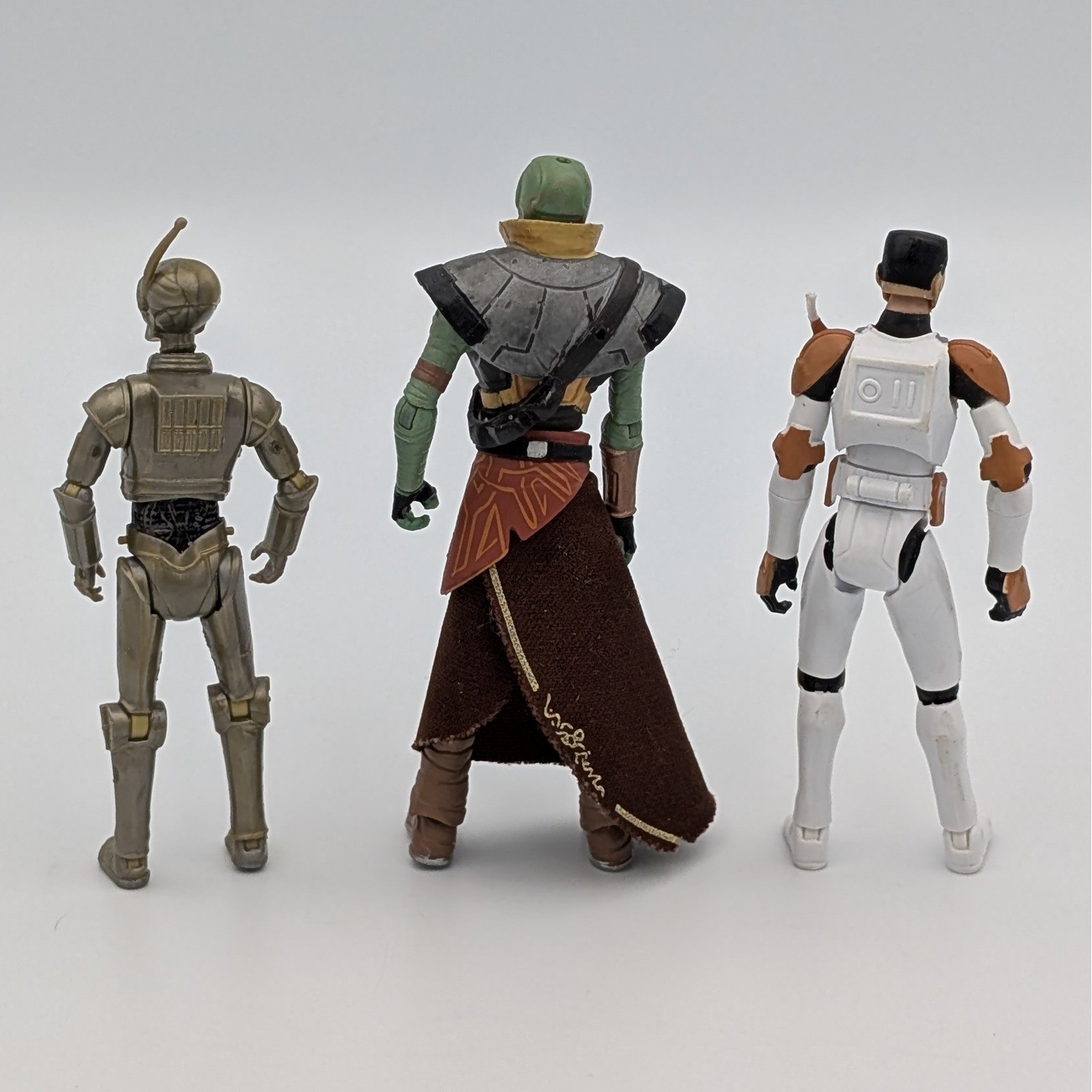 Star Wars Clone Wars Figures Commander Cody Embo C-3PO Hasbro Action Figure Lot