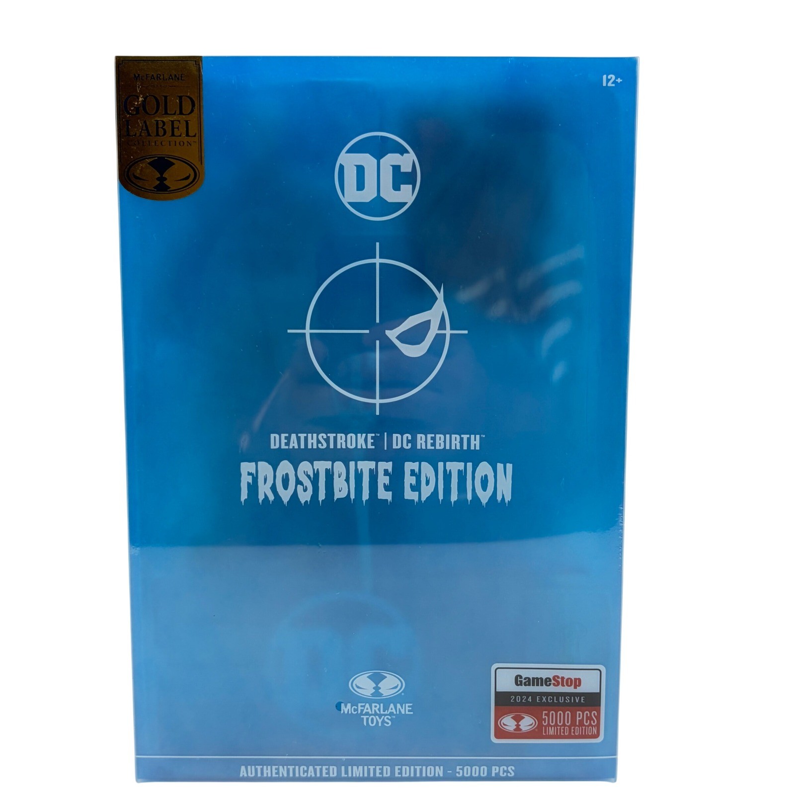 McFarlane DC Multiverse Deathstroke Frostbite Edition Gold Label GameStop 1/5000