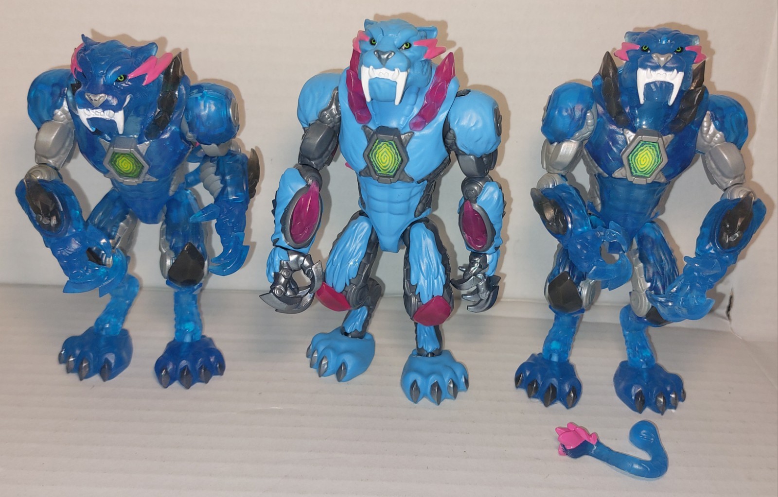 MrBeast Lab Mutations Panthers Action Figures 5.5” Lot Of 3 Broken Tail On One
